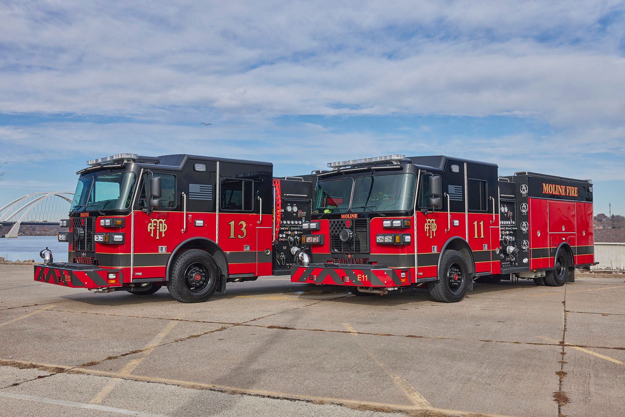 recent deliveries moline e13 and e11